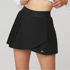 ALO aces tennis skirt in black S